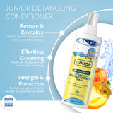 TRISWIM Junior after swim detangling conditioner spray for kids swimmers repairing chlorine damaged hair
