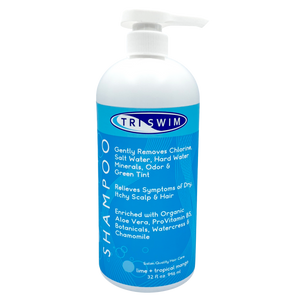 Chlorine Removal Shampoo For Swimmers | Lime & Mango (946 ml) - SBR Sports Europe - TRISWIM