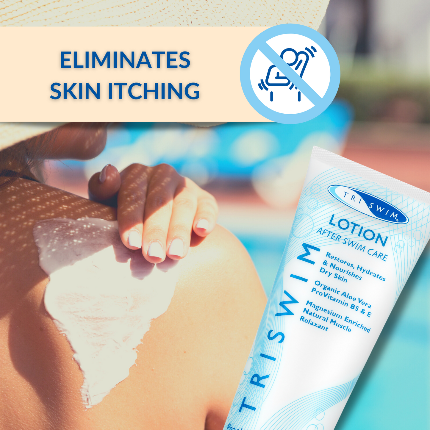 Moisturizing & Regenerating Body Lotion For Swimmers | Peach & Orange Blossom (250ml)