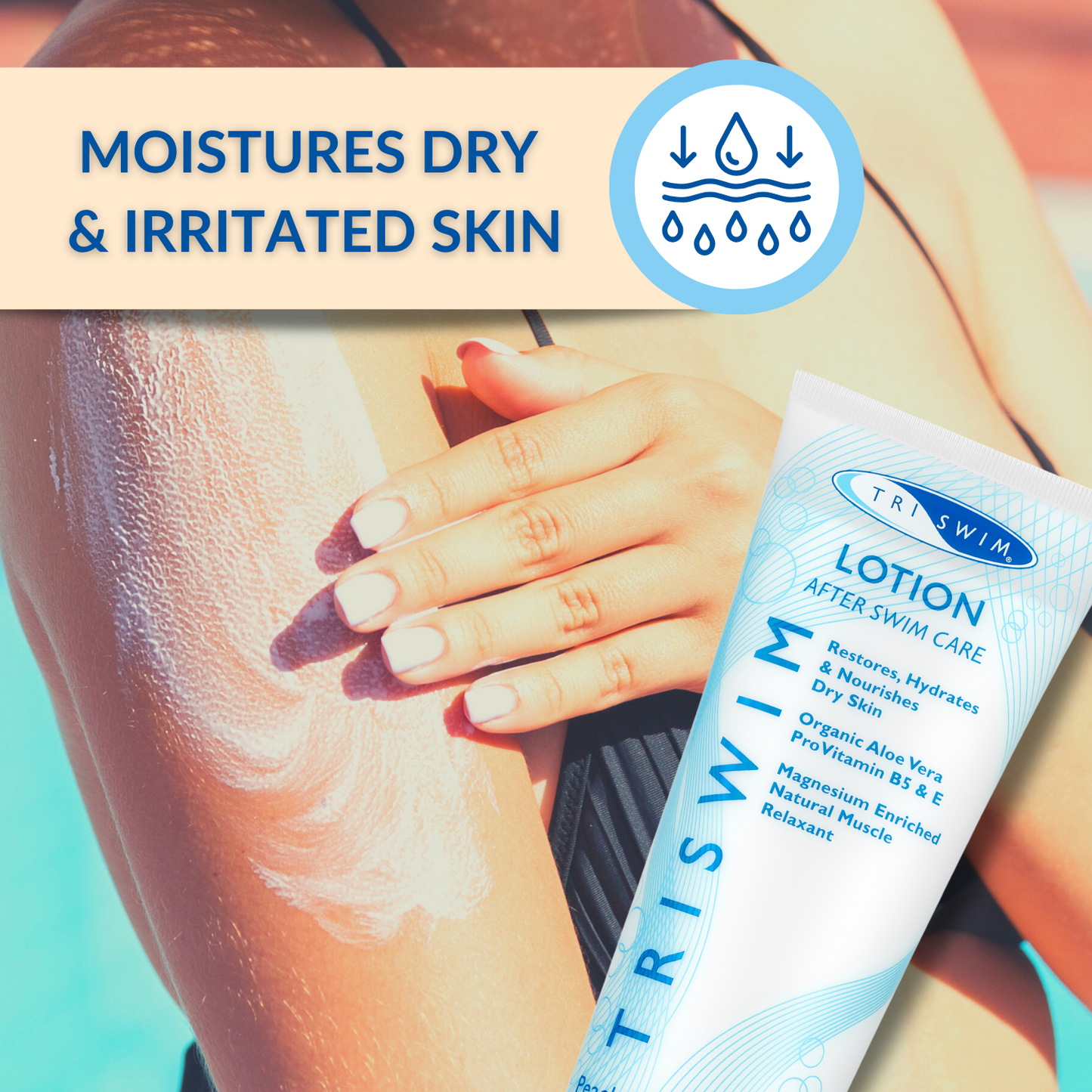 Moisturizing & Regenerating Body Lotion For Swimmers | Peach & Orange Blossom (250ml)