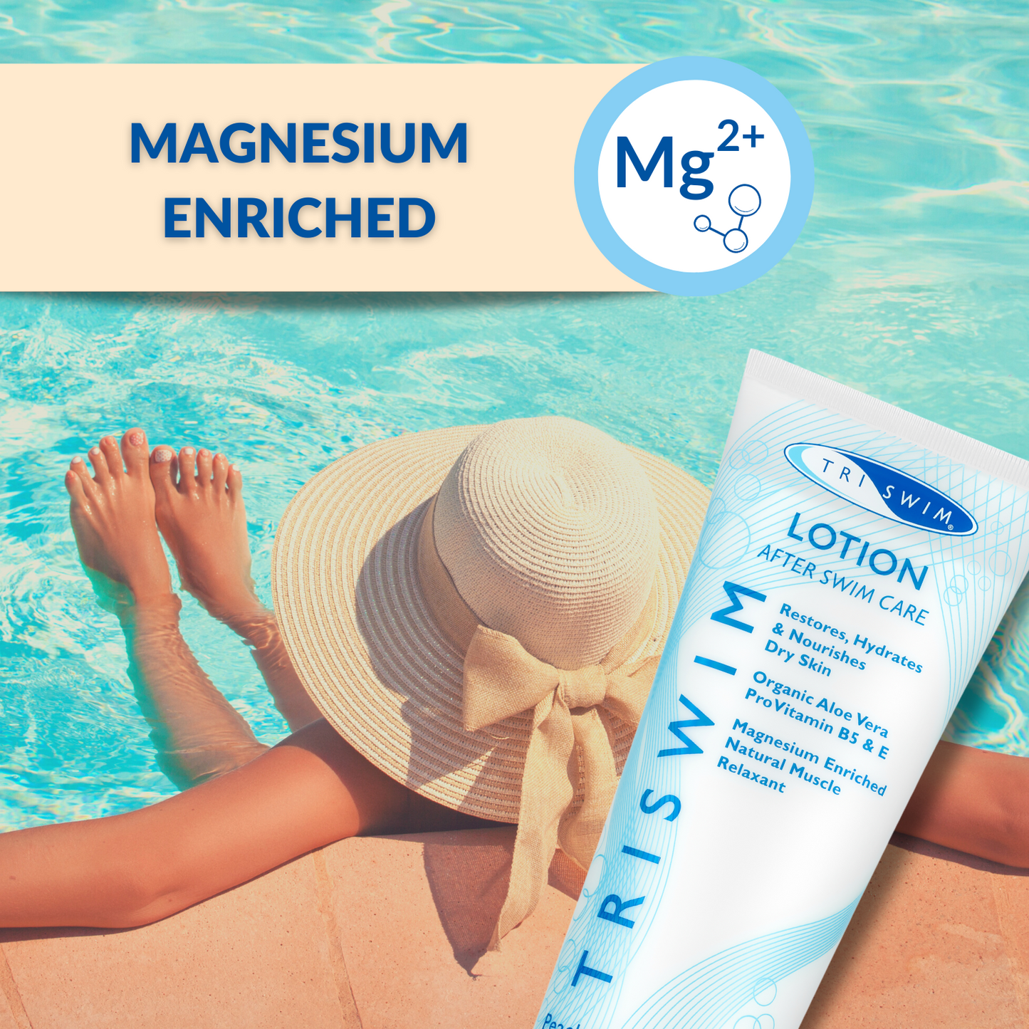 Moisturizing & Regenerating Body Lotion For Swimmers | Peach & Orange Blossom (250ml)