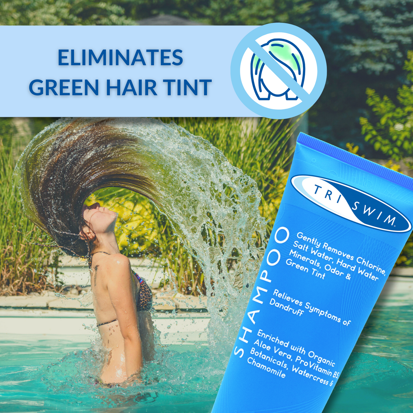 Chlorine Removal Shampoo For Swimmers | Lime & Mango (250ml)