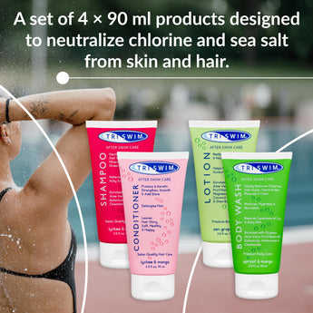 Premium Chlorine Removal Travel Set After Swim - SBR Sports Europe - TRISWIM