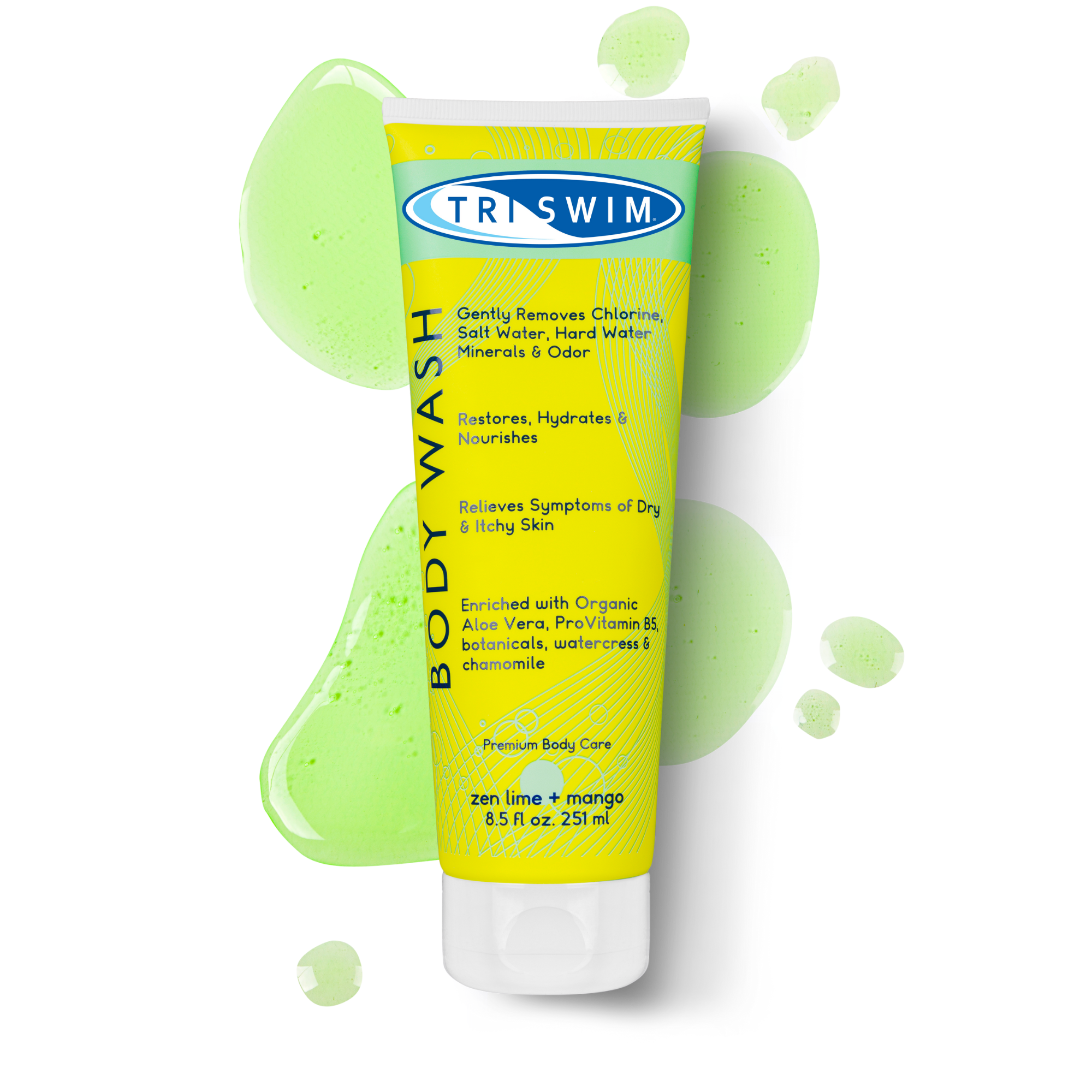 Chlorine Removal Body Wash For Swimmers | Lime & Mango