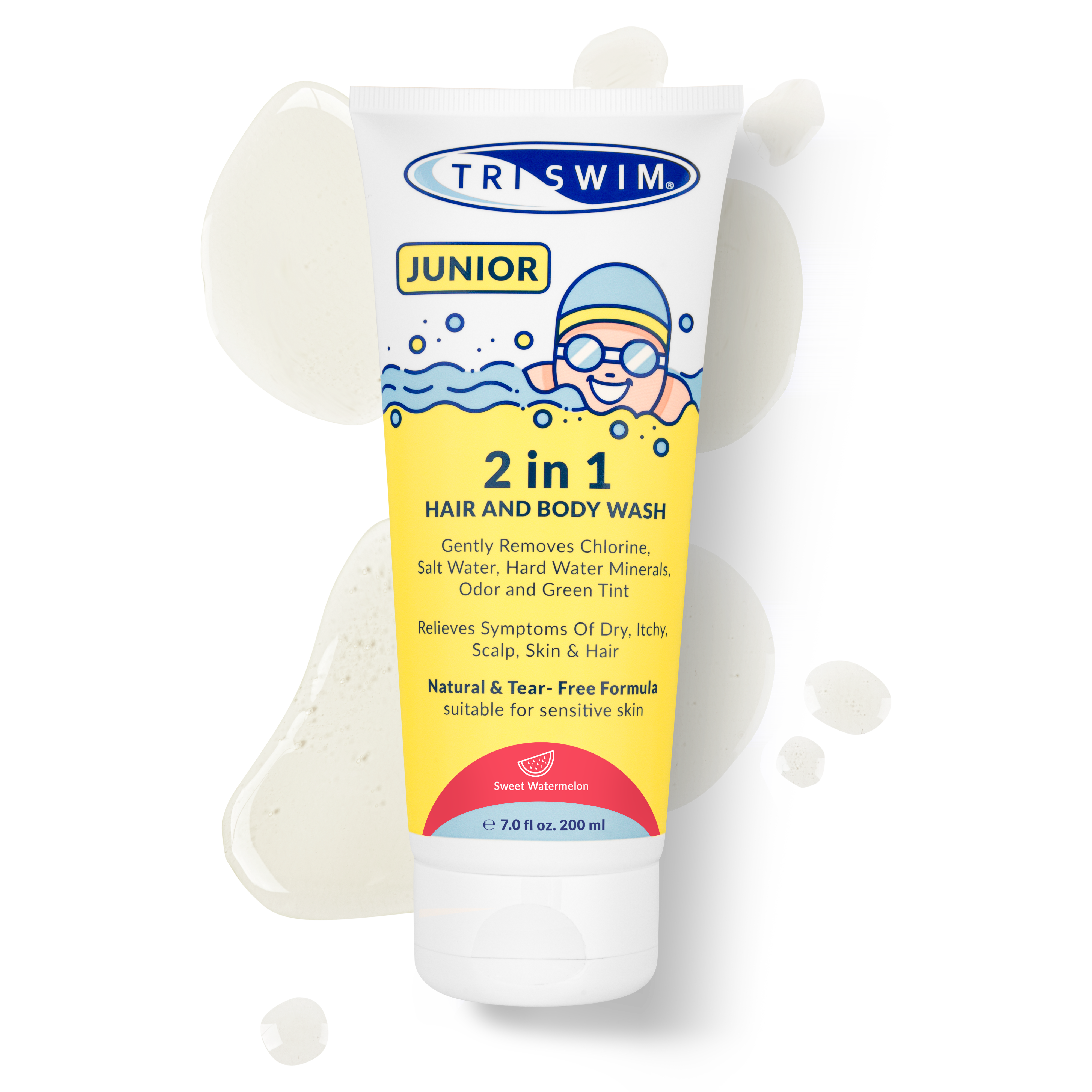 Anti-Chlorine After Swim Hair & Body Wash For Kids | Sweet Watermelon