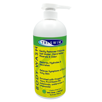 Chlorine Removal Body Wash For Swimmers | Lime & Mango (946 ml) - SBR Sports Europe - TRISWIM
