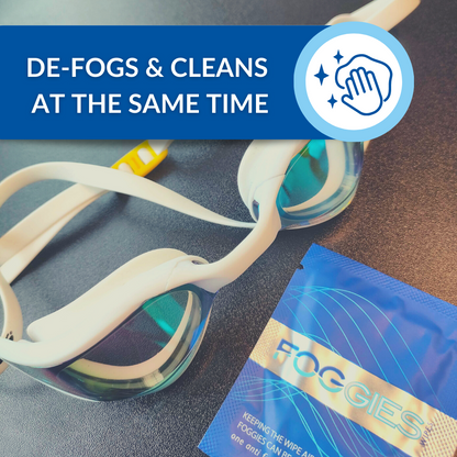 Anti-Fog Cleaning Wipes For Swimmers & Divers (6-pack)